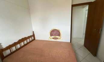 Imagem 3: Apartamento 1 dormitório com varanda e vista mar e churrasqueira a carvao