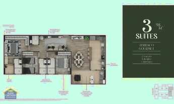 Imagem 2: Apart. 3 Dorms. Suítes No Canto do Forte