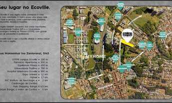 Imagem 2: Apartamento com 1 dormitório à venda, 44 m² por R$ 369.900,00 - Campo Comprido - Curitiba