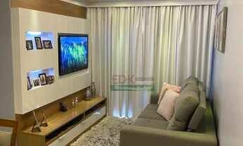 Imagem 4: Apartamento com 3 dormitórios à venda, 60 m² por R$ 316.000 - Vila Homero Thon - Santo And