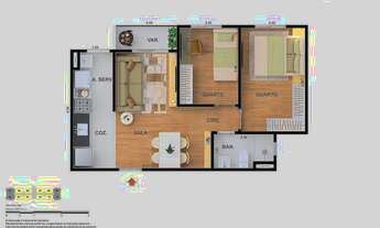 Imagem 2: Apartamento no melhor lançamento de iraja