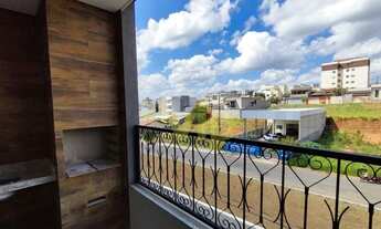 Imagem 2: Apartamento com 3 dormitórios à venda, 88 m² por R$ 420.000 - Santa Rita II - Pouso Alegre