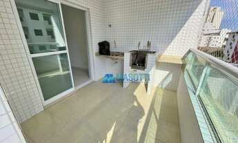 Imagem 2: Apartamento com 2 dormitórios à venda, 85 m² por R$ 475.000,00 - Vila Guilhermina - Praia