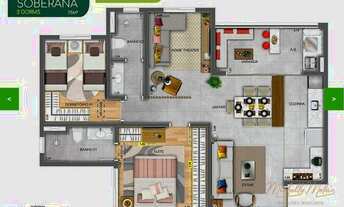 Imagem 3: Apartamento com 3 dormitórios à venda, 75 m² por R$ 427.000,00 - Parque Industrial - São J