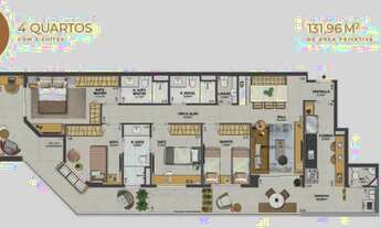 Imagem: Apartamento com 4 dormitórios à venda