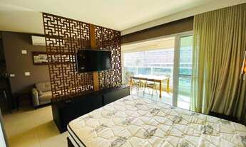 Imagem 7: Apartamento 100% mobiliado com 1 dormitório, sala 2 ambs., varanda, 2 vagas, para alugar