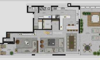 Imagem 2: Cobertura com 4 dormitórios à venda, 264 m² por R$ 5.371.950,00 - Bigorrilho - Curitiba/PR