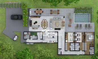 Imagem 3: Casa com 6 dormitórios à venda, 650 m² por R$ 7.500.000,00 - Condomínio Fazenda Boa Vista