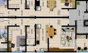 Imagem 4: Apartamento com 2 dormitórios à venda, 75 m² por R$ 304.000 - Vendaval - Biguaçu/SC, com e