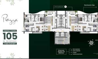 Imagem 2: Edf. Piazza, Queiroz Galvão, 3 quartos, Casa Forte - Recife - PE