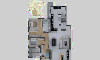 Imagem 3: APARTAMENTO com 3 dormitórios à venda por R$ 3.235.005,37 no bairro Centro - CURITIBA / PR