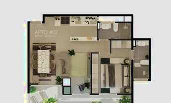 Imagem 5: APARTAMENTO com 2 dormitórios à venda por R$ 521.814,12 no bairro Água Verde - CURITIBA