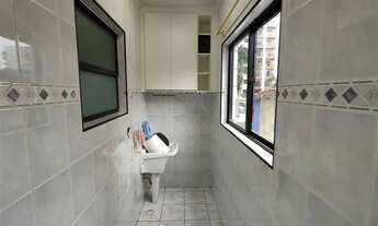 Imagem 6: Apartamento 2 dormitorios com 1 suite, sacada e 1 garagem. Guilhermina Praia Grande SP