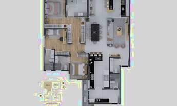 Imagem 3: APARTAMENTO com 3 dormitórios à venda com 298.11m² por R$ 2.284.573,90 no bairro Alto da G