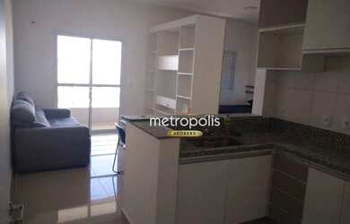 Imagem 3: Apartamento com 1 dormitório para alugar, 50 m² por R$ 3.190,70/mês - Jardim do Mar - São