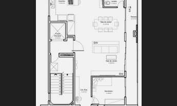 Imagem 2: Cobertura Plana Exclusiva c/205m2,1suíte+2dorm,1lavabo,3vagas,Estuda Permuta