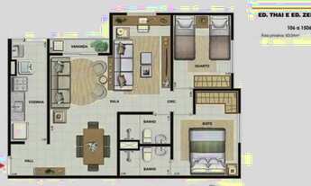 Imagem 3: Way Bandeirantes 3 quartos Estrada dos Bandeirantes Jacarepaguá