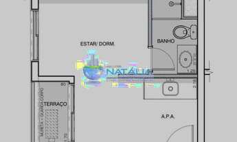 Imagem 6: Studio com 1 dorm, Brooklin Paulista, São Paulo - R$ 350 mil, Cod: 66455