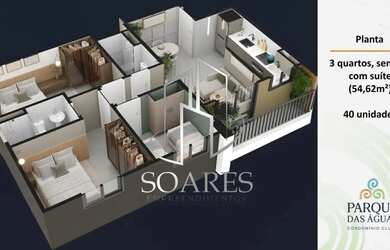 Imagem 7: PARQUE DAS AGUAS APARTAMENTO DE 2 E 3 QUARTOS COM SUITES VENHA CONHECER ESSA MARAVILHA24