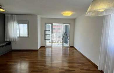 Imagem 2: Apartamento para locação em Moema, com 124m², sendo 3 suítes com ar condicionado e 2 vagas