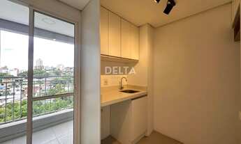 Imagem 5: Apartamento semimobiliado, 02 quartos, sacada com churrasqueira, 01 vaga coberta, no Bairr