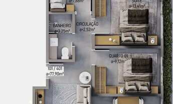 Imagem 6: Cobertura 3 Dormitórios para venda em Palhoça - SC