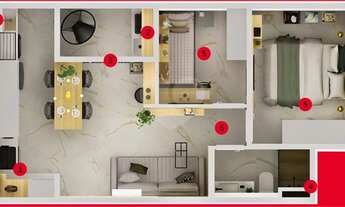 Imagem 2: Santo André - Apartamento Padrão - Parque Oratório