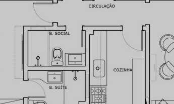 Imagem 3: Apartamento para venda possui 90 metros quadrados com 3 quartos em Laranjeiras - Rio de Ja