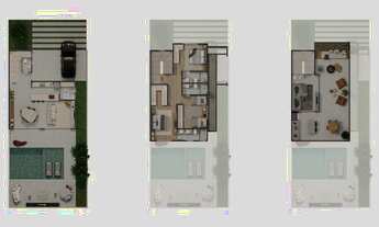 Imagem 3: CASA com 3 dormitórios à venda por R$ 1.456.441,27 no bairro Cascatinha - CURITIBA / PR