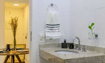 Imagem 5: Apartamento com 1 dormitório, deliciosa sacada e lazer completo à venda em rua tranquila n