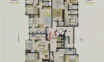 Imagem 3: Apartamento com 3 dormitórios à venda, 90 m² por R$ 800.000,00 - São Francisco de Assis