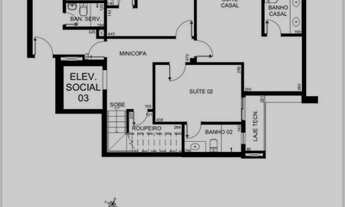 Imagem 4: Apartamento para venda com 265 metros quadrados com 3 quartos em Setor Marista - Goiânia
