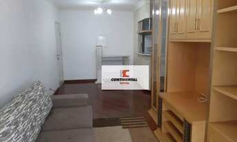 Imagem 3: Apartamento com 1 dormitório para alugar, 55 m² por R$ 1.725,00/mês - Jardim do Mar - São