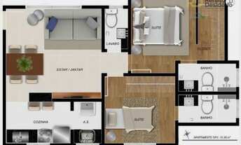 Imagem 6: Apartamento com 2 dormitórios à venda, 61 m² por R$ 525.980,00 - Santa Efigênia - Belo Hor