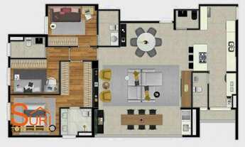 Imagem 2: Apartamento com 4 dormitórios à venda, 130 m² por R$ 1.061.000,00 - Centro - Diadema/SP