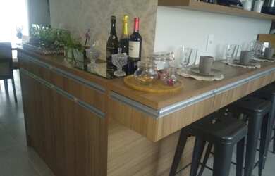 Imagem 4: Casa de condomínio para venda possui 106 metros quadrados com 3 quartos