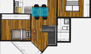 Imagem 7: Apartamento com 2 dormitórios à venda, 53 m² por R$ 380.000 - Vila Maria Alta - São Paulo
