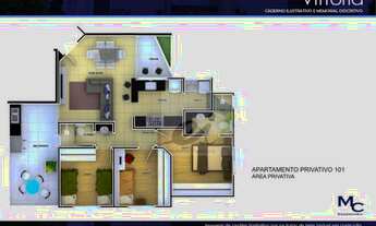 Imagem 2: Apartamento com 3 dormitórios à venda, 75 m² por R$ 425.000,00 - Ouro Preto - Belo Horizon