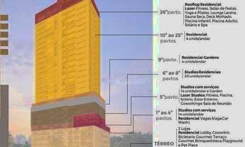 Imagem 2: Studio à venda, 25 m² por R$ 391.973,00 - Campo Belo - São Paulo/SP