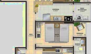 Imagem 3: APARTAMENTO COM 88.11 m² - GUILHERMINA - PRAIA GRANDE SP