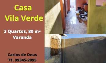 Imagem: Casa com 3 Quartos, em 80 m², quintal