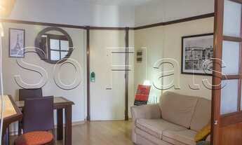 Imagem 5: Flat na região central de SP com 32m² contendo 1 dorm e 1 vaga de garagem disponível para