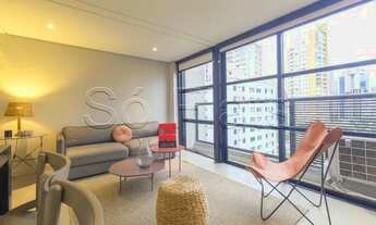 Imagem 6: Duplex finamente decorado entre Vila Nova Conceição e Itaim Bibi disponível para locação c