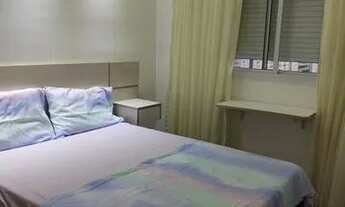 Imagem 4: Alugo apto com 47 m2, 1 quarto, 1 suíte, lavabo, mobiliado, em Boqueirão - Santos - SP