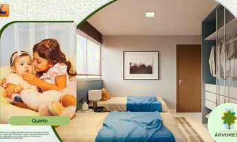 Imagem 4: Apartamento para venda possui 41 metros, sendo dois quartos e área de lazer completa