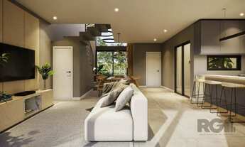 Imagem 3: Casa em condomínio com 3 dormitórios, 3 suítes, lareira, churrasqueira, pátio, 2 vagas de