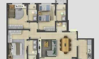 Imagem 4: EUROPARK NORONHA Apartamento com 3 Quarto(s) e 4 banheiro(s) à Venda, 121 por R$ 1.190.000