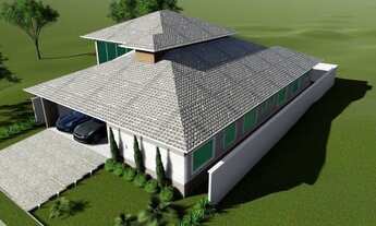 Imagem 2: Casa em construção na Cidade Alpha Ceará, 4 suítes + gabinete + DCE, p