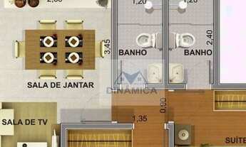 Imagem 4: Apartamento com 2 dormitórios à venda, 65 m² por R$ 290.000,00 - Centro - Sumaré/SP