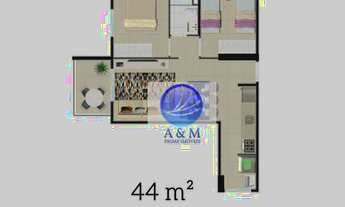 Imagem 2: Apartamento com 2 dormitórios à venda, 44 m² por R$ 380.000 - Vila Carrão - São Paulo/SP